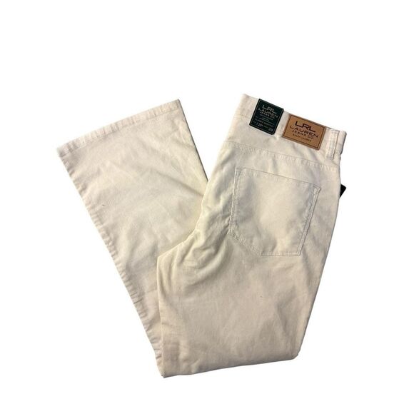 Lauren Jeans Co Ralph Lauren women Pants White FivePocket Classic Denim  12p 29 - Picture 11 of 11